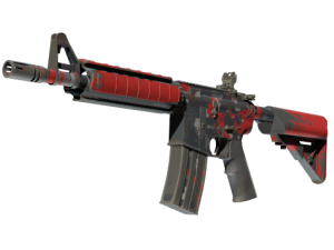 M4A4 | Пиксельный камуфляж «Красный»