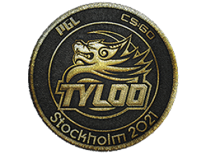 Нашивка | Tyloo (золотая) | Стокгольм-2021