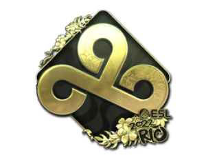Наклейка | Cloud9 (золотая) | Рио 2022