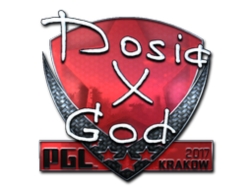 Dosia x God наклейка. Краков 2017 наклейка. Krakow 2017 наклейки. PGL Krakow 2017 наклейка. Наклейки краков