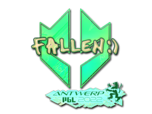 Fallen sticker