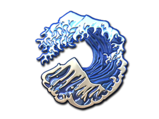 Sticker | Great Wave (Foil) CS:GO | Buy, Sell On Market CS:GO