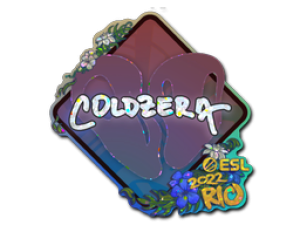 Наклейка | coldzera (блёстки) | Рио 2022