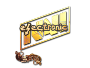 Наклейка | electronic (голографическая) | Париж 2023