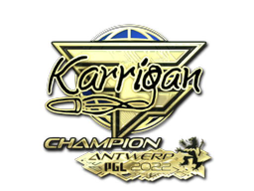 Sticker | karrigan (Gold, Champion) | Antwerp 2022 CS:GO | Buy, Sell On ...