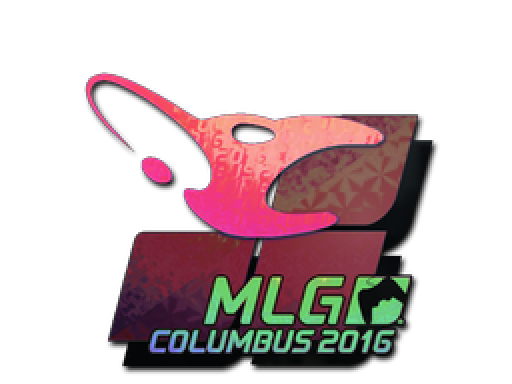 Sticker mlg columbus 2016. Наклейка МЛГ Колумбус 2016 голографическая. MLG Columbus 2016 наклейки. Наклейки КС го MLG Columbus. Наклейки CS go mousesports.