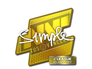 Наклейка | s1mple | Atlanta 2017