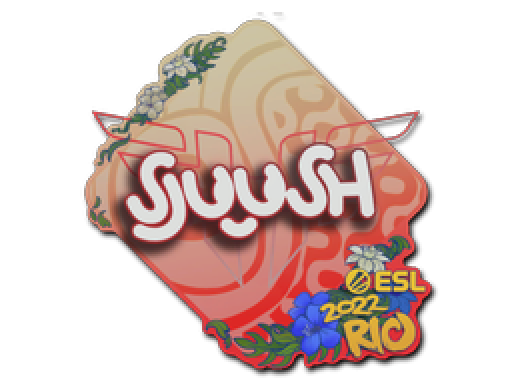 Наклейка рио 2022. Sticker Dub Gold Rio 2022.