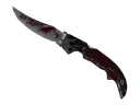 ★ Falchion Knife | Crimson Web (Battle-Scarred)