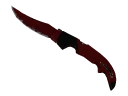 ★ Falchion Knife | Crimson Web (Well-Worn)