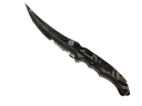 ★ Flip Knife | Black Laminate (Battle-Scarred)