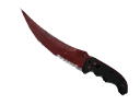 ★ Flip Knife | Crimson Web (Well-Worn)