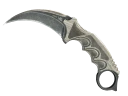 ★ Karambit | Black Laminate (Well-Worn)