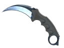 ★ Karambit | Blue Steel (Well-Worn)