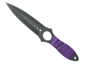 ★ Skeleton Knife | Ultraviolet (Well-Worn)