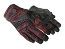 ★ Specialist Gloves | Crimson Kimono (Battle-Scarred)