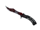 ★ StatTrak™ Butterfly Knife | Crimson Web (Battle-Scarred)