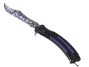 ★ StatTrak™ Butterfly Knife | Freehand (Well-Worn)