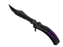 ★ StatTrak™ Butterfly Knife | Ultraviolet (Well-Worn)