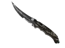 ★ StatTrak™ Flip Knife | Black Laminate (Well-Worn)