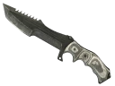 ★ StatTrak™ Huntsman Knife | Black Laminate (Battle-Scarred)