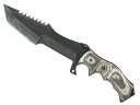 ★ StatTrak™ Huntsman Knife | Black Laminate (Well-Worn)