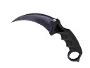 ★ StatTrak™ Karambit | Blue Steel (Battle-Scarred)