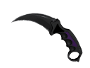 ★ StatTrak™ Karambit | Ultraviolet (Well-Worn)