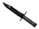 ★ StatTrak™ M9 Bayonet | Black Laminate (Battle-Scarred)