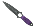 ★ StatTrak™ Skeleton Knife | Ultraviolet (Battle-Scarred)