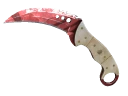 ★ StatTrak™ Talon Knife | Slaughter (После полевых испытаний)