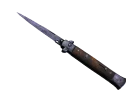 ★ Stiletto Knife | Blue Steel (Battle-Scarred)