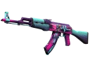 AK-47 | Неоновый гонщик (Немного поношенное)