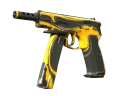 CZ75-Auto | Yellow Jacket (Battle-Scarred)