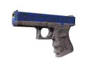 Glock-18 | Blue Fissure (Minimal Wear)