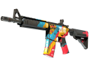 M4A4 | Cyber Security (Well-Worn)