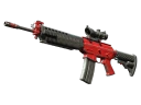 SG 553 | Candy Apple (Battle-Scarred)