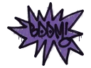 Sealed Graffiti | BOOM (Monster Purple)