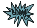 Sealed Graffiti | BOOM (Wire Blue)