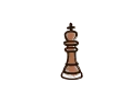 Запечатанный граффити | Шахматный король (Тигровый оранжевый)