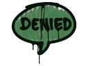 Sealed Graffiti | Denied (Jungle Green)