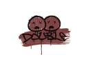 Sealed Graffiti | Double (Brick Red)