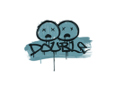 Sealed Graffiti | Double (Wire Blue)