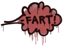 Sealed Graffiti | Fart (Blood Red)