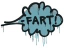 Sealed Graffiti | Fart (Wire Blue)