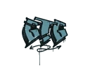 Sealed Graffiti | GTG (Wire Blue)