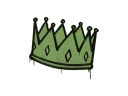 Sealed Graffiti | King Me (Battle Green)