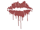 Sealed Graffiti | Kiss (Blood Red)