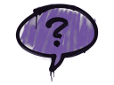 Sealed Graffiti | Question Mark (Monster Purple)