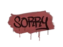 Sealed Graffiti | Sorry (Blood Red)